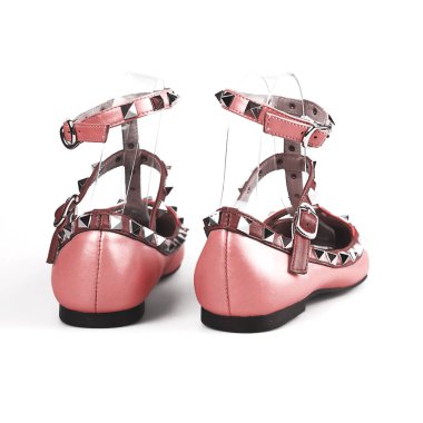 Beyaz arka plan üzerinde izole pembe Ayakkabı