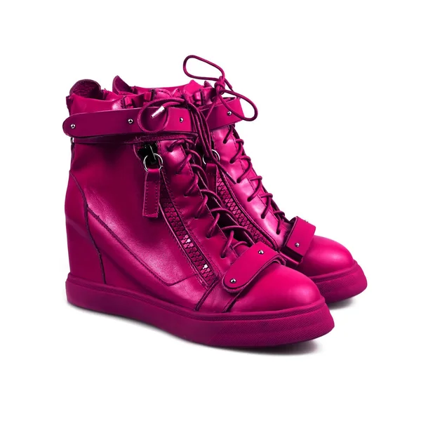 Chaussures féminines violettes — Photo