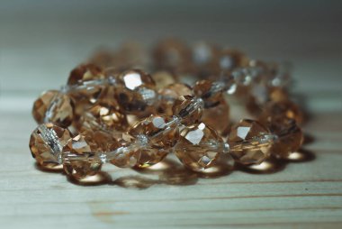 cam boncuk yakın çekim