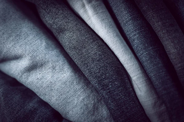 Primo piano dei blue jeans — Foto Stock