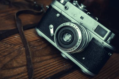 eski vintage fotoğraf makinesi