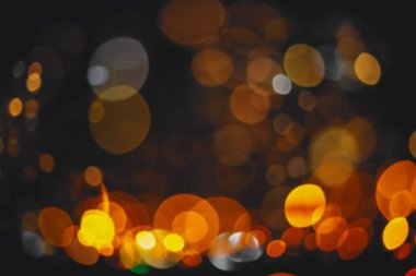 Ufuk bokeh ışıklar, bulanık bokeh