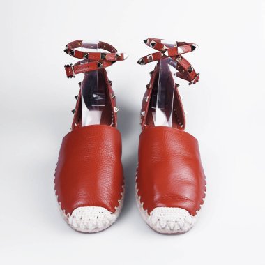 Beyaz üzerinde kadın kahverengi Ayakkabı 