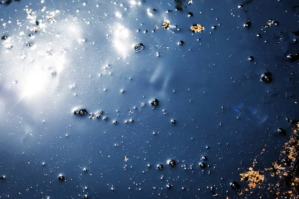 Liquid blue background — Stockfoto
