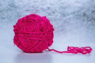 pembe konu topu örme için