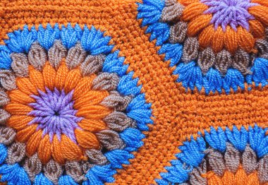 Örme Tekstil halı desen makro.