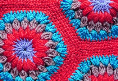 Örme Tekstil halı desen makro.