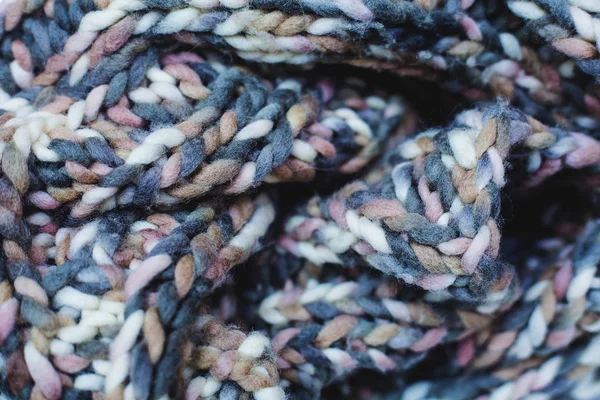 Fundo de textura de lã de malha. Textura de roupas de inverno close up . — Fotografia de Stock