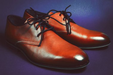 Kahverengi moda deri Erkek Ayakkabı