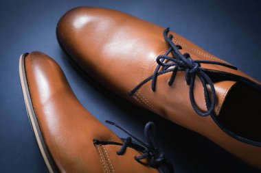 erkek deri kahverengi Ayakkabı 