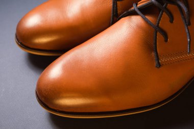 erkek deri kahverengi Ayakkabı