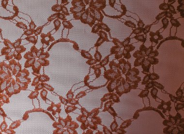 Beyaz guipure makro doku