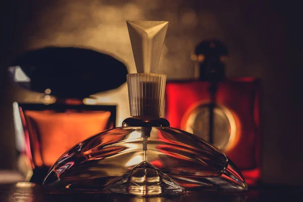 Three bottle of perfume — Stock Photo, Image