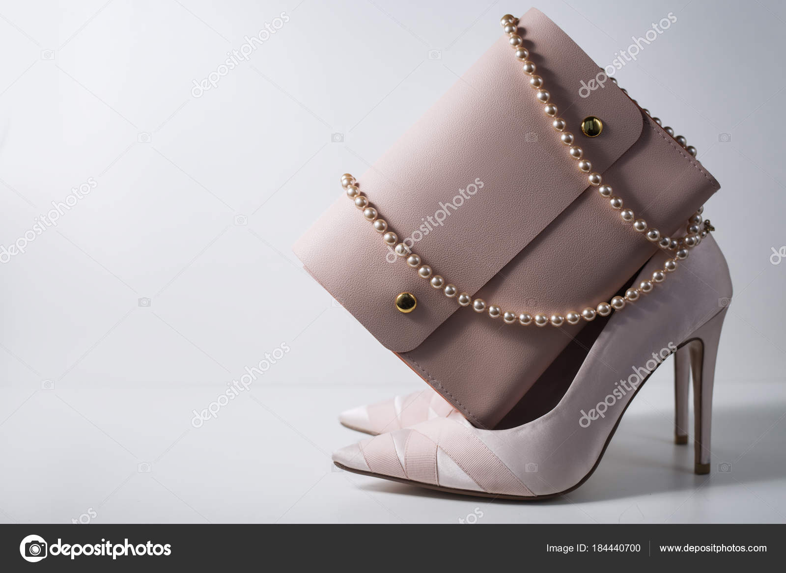 pink shoes and handbag