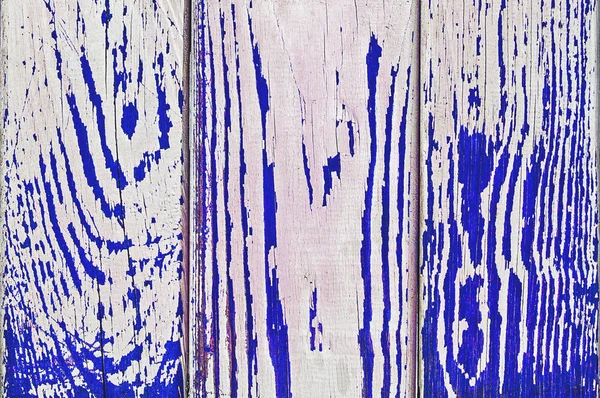 Texture abstraite grunge en bois sur couleur bleue — Photo