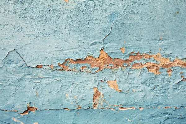 Texture de peinture peeling bleu — Photo