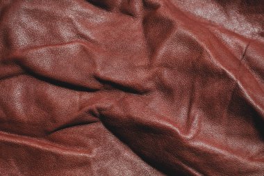Doğal kahverengi deri doku. Arka plan boş templat
