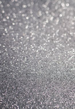 Gümüş pırıltılı veya parçacıklar doku köpüklü li ile parlayan