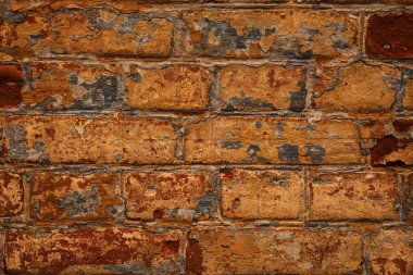 arka plan eski paslı blok taş tuğla duvar