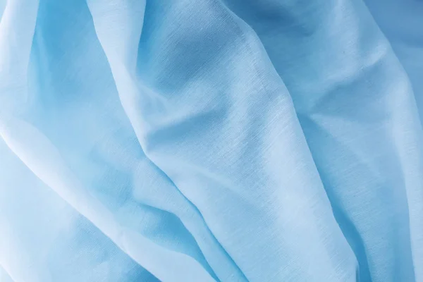 Textuur van blauwe stof — Stockfoto