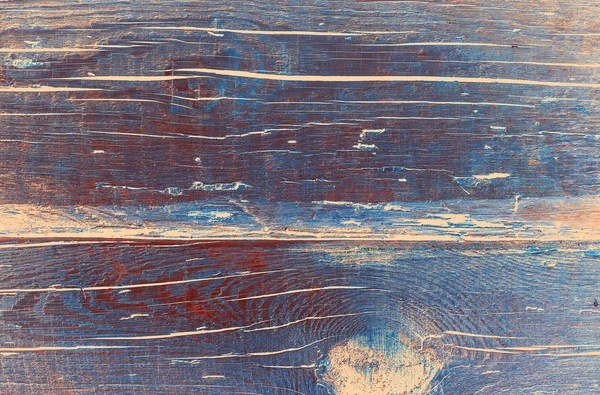 Eski doğal desenli mavi ahşap arkaplan yüzeyi