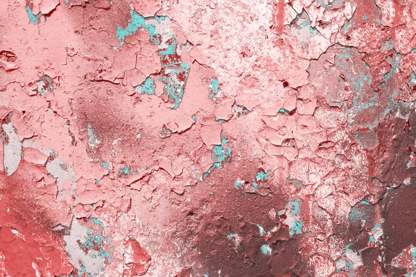 Peeling Farbe, Textur Hintergrund rosa Peeling Farbe — Stockfoto