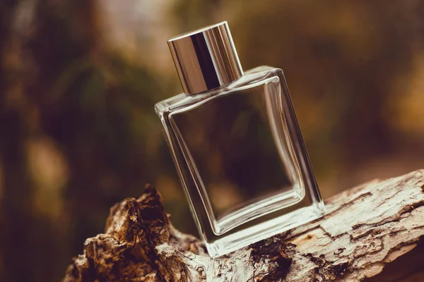 Parfüm auf Naturhintergrund — Stockfoto