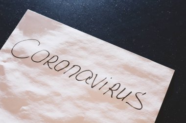 Roman Coronavirus - 2019-NCoV. Coronavirus yazıtları. Çin Coronavirüs salgını. MERS-Cov Orta Doğu Solunum Sendromu Coronavirüs.