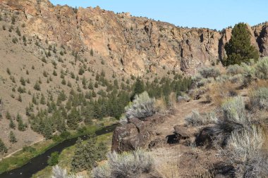 Eğri Nehir, Smith Rock State Parkı, Oregon