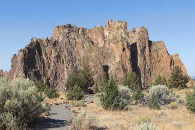Smith Rock State Parkı 'nda kaya oluşumu