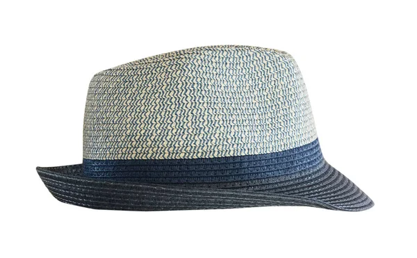 白い背景に隔離されたきれいな藁帽子 — ストック写真