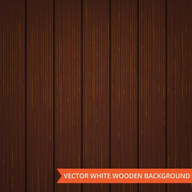 doku ve arka plan olarak kahverengi ahşap plakalar vektör