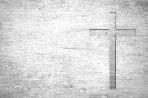 White old christian religion symbol cross shape as sign of belie