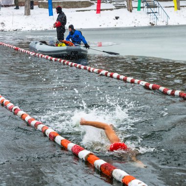 Kışın 4 Kasım 2016 şehir o yüzme yarışmaları