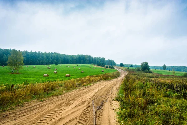 Uma bela paisagem rural . — Fotografia de Stock