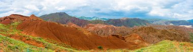 Aeolian Dağları, Kırgızistan Panoraması.