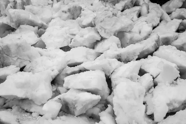 A estrutura da neve branca fixou peças . — Fotografia de Stock