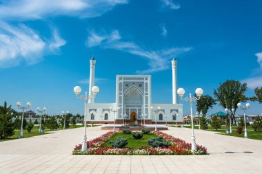 Taşkent, Özbekistan'a küçük beyaz Camii. 