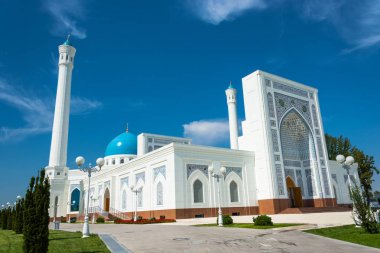 Taşkent, Özbekistan'a küçük beyaz Camii. 