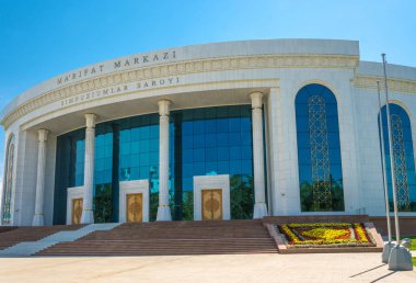 Alisher Navoi Library in Tashkent, Uzbekistan.  clipart