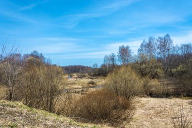 Rusya'daki erken bahar. 