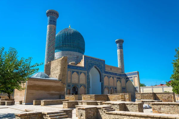 Het Mausoleum Gur-Emir, Samarkand, Oezbekistan. — Stockfoto