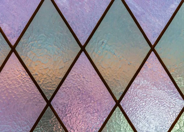 La consistenza del vetro in belle vetrate . — Foto Stock
