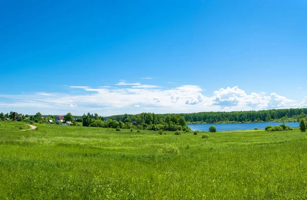 Sommerlandschaft im zentralen Teil Russlands. — Stockfoto