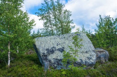 Mount Vottovaara doğa rezerv büyük kayalar kayalar, 