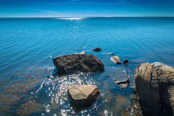 Le beau paysage de la mer Blanche . — Photo