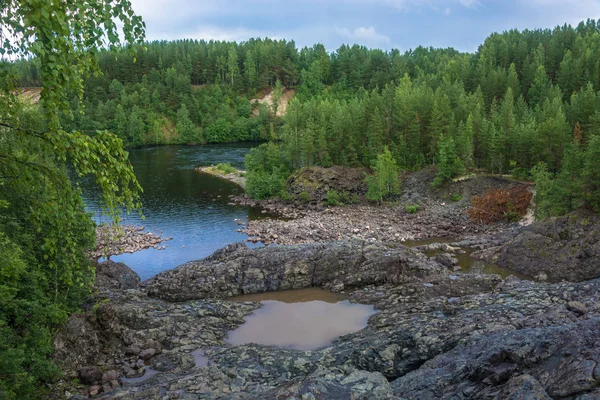 En un antiguo volcán Girvas, Karelia . —  Fotos de Stock