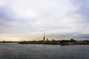 Peter ve Paul kale, Saint Petersburg görünümünü. 
