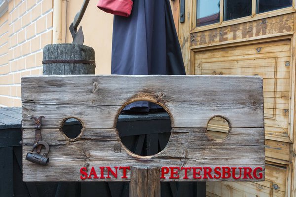 Instruments of torture and execution in the Peter and Paul fortr
