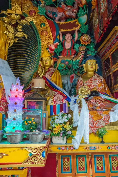 Nel tempio principale del monastero Kopan, Kathmandu, Nepal . — Foto Stock